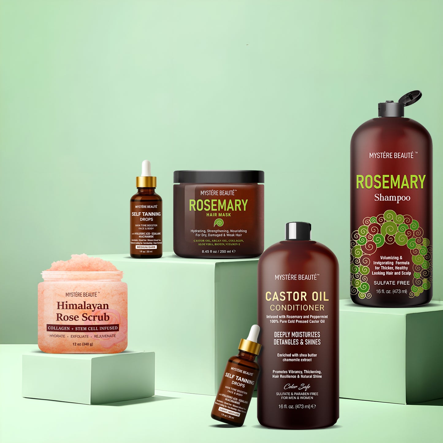 Castor Oil Shampoo and Conditioner Set - 16 oz each