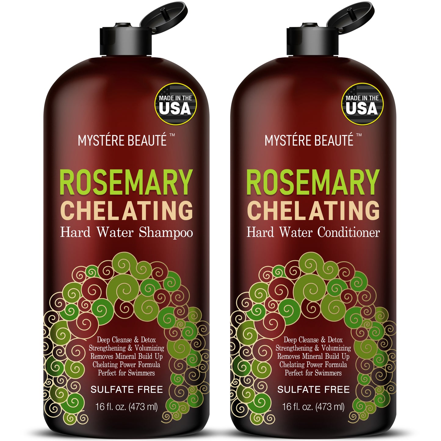 Rosemary Chelating Shampoo and Conditioner Set