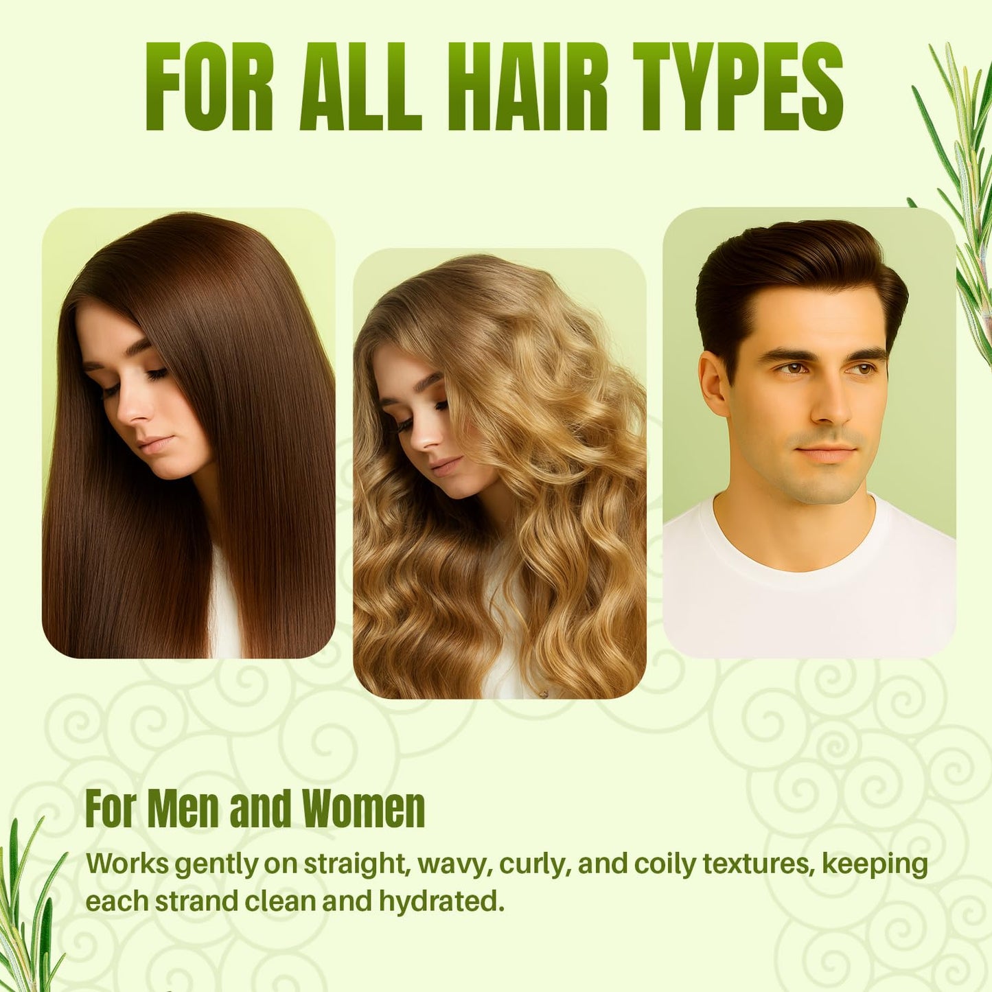 Rosemary Shampoo and Conditioner Set