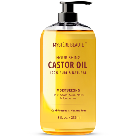 Cold Pressed Castor Oil for Hair and Skin 8 fl oz