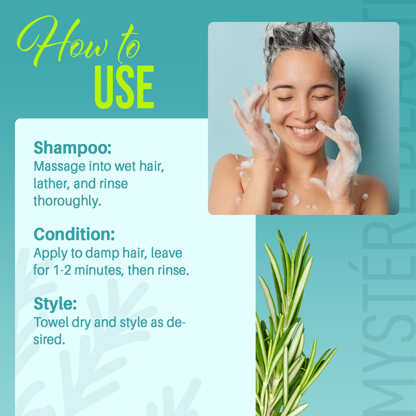 Rosemary Chelating Shampoo and Conditioner Set
